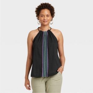 NWT Woman’s Woven Halter Top by Knox Rose